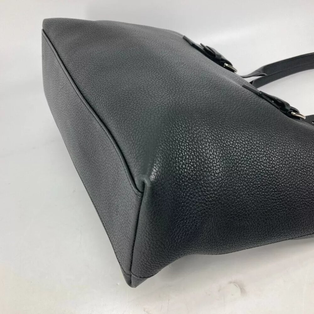 LOUIS VUITTON M50086 Cabas Voyage Tote Bag Shoulder Bag Taurillon Clemence Black - Picture 2 of 16